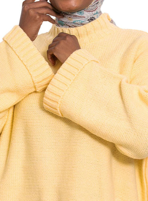 Creamy Over Size Pullover - Khotwh